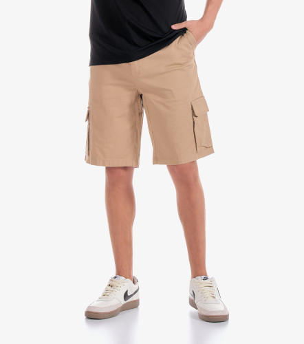 Bermuda Para Hombre Tipo Cargo Unicolor UnserKQ