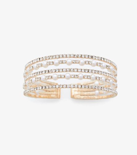 Pulsera Unicolor Piedras Y Perlas DerekDO