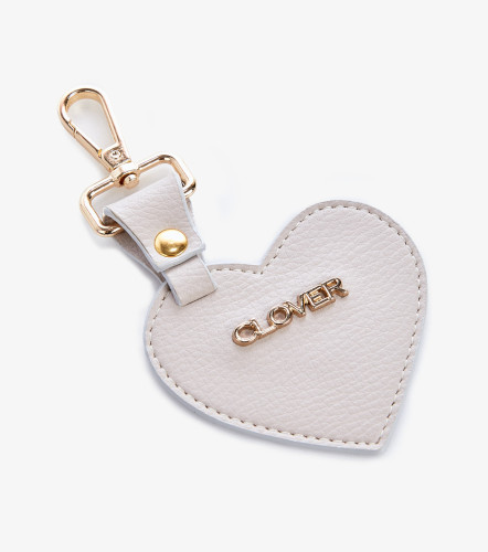 Llavero De Corazon Unicolor CloverGR