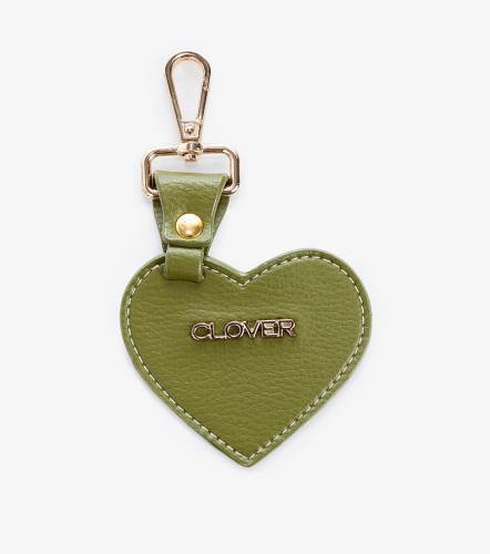 Llavero De Corazon Unicolor CloverVM