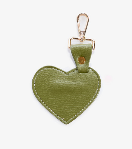 Llavero De Corazon Unicolor CloverVM