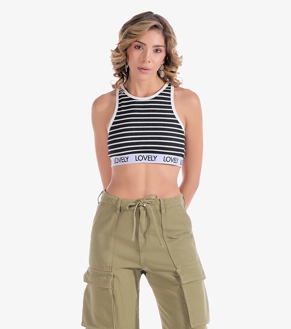 Crop Top Para Mujer Pia Derek Lovely 833146 NG