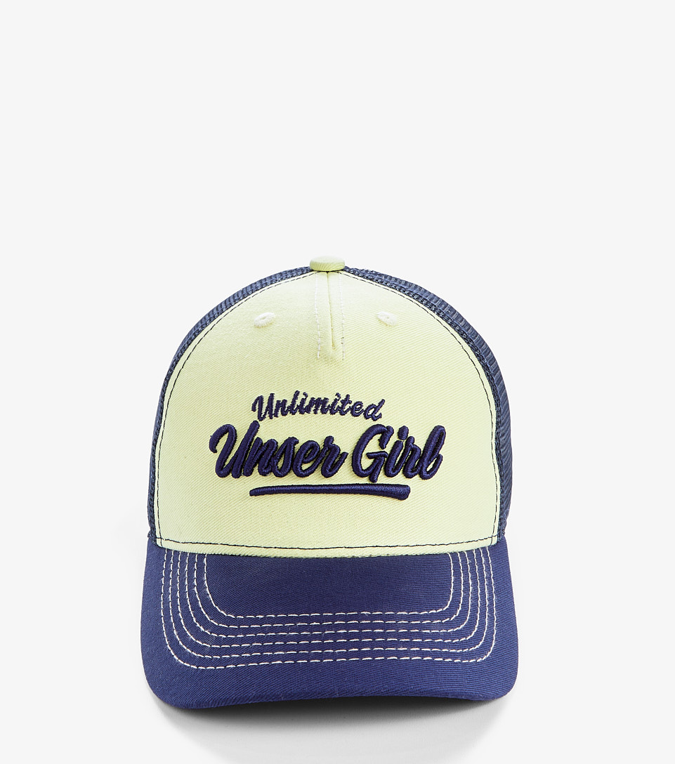 Gorra Para Mujer Combinada De Malla Con Bordado Unser 833255 AM