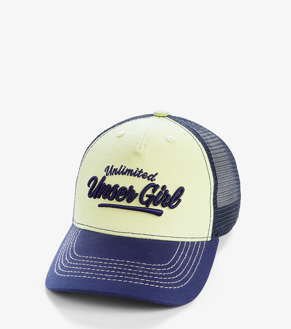 Gorra Para Mujer Combinada De Malla Con Bordado Unser 833255 AM