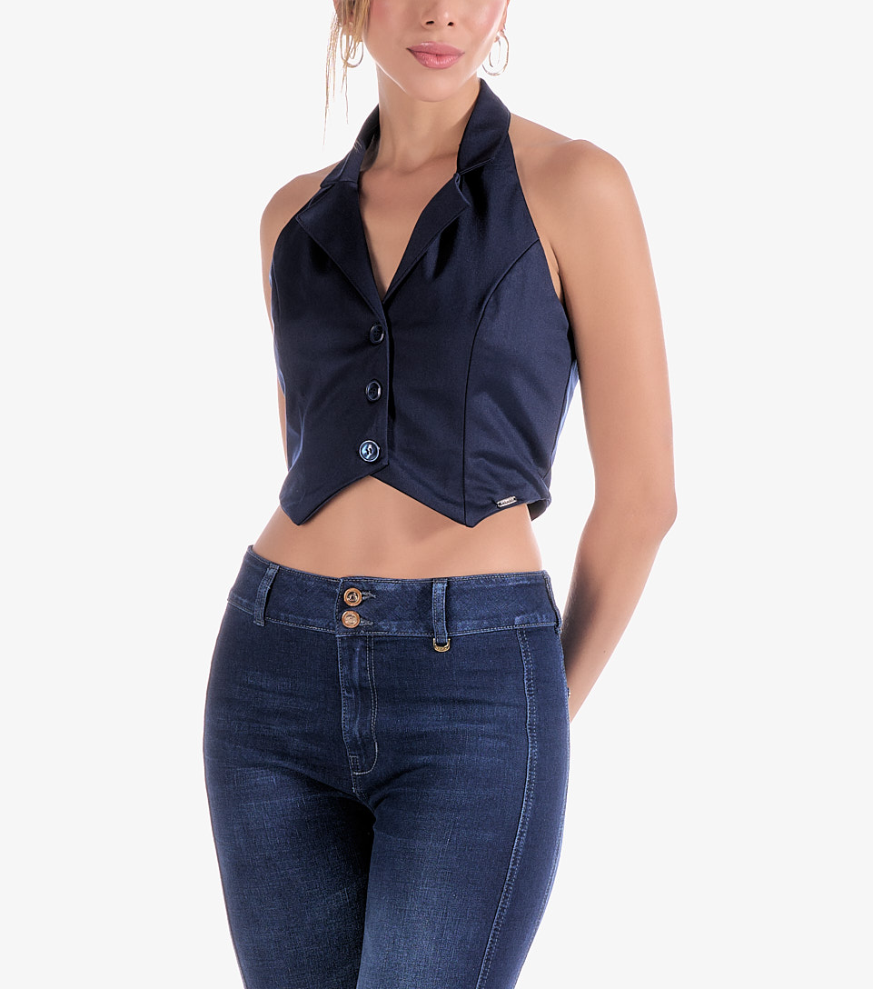 Chaleco Para Mujer Unicolor Susana Derek 833287 AZ