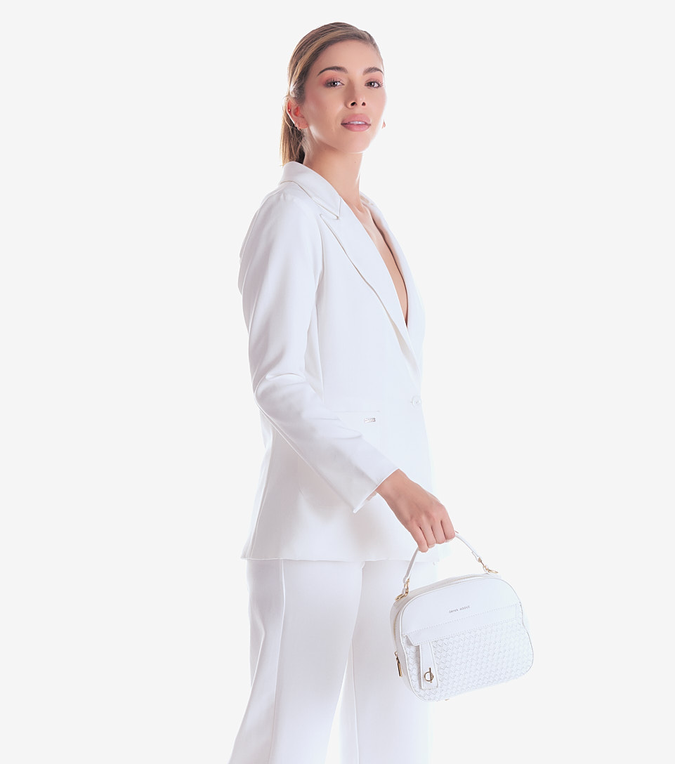 Bolso Para Mujer Bandolera Con Malla Derek 827545 BL