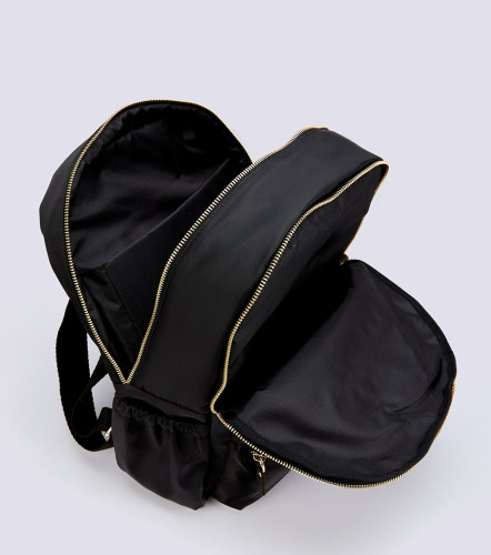 Bolso Para Mujer Tipo Morral Con Herrajes Dorados Shannon DerekNG