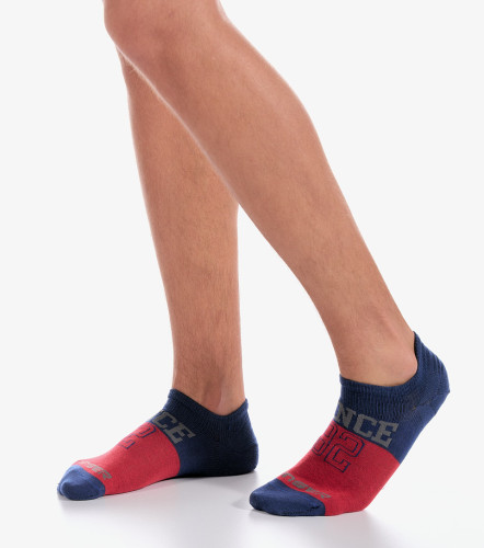 Media Para Hombre Bipack Invisible Combinada Con Texto UnserAZ