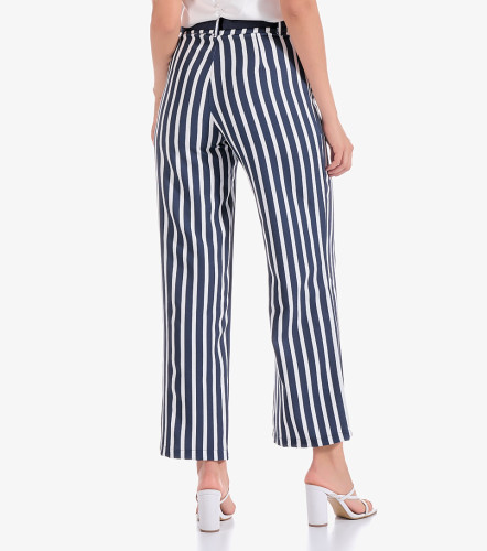 Pantalon Para Mujer Bota Recta A Rayas Salma DerekAZ