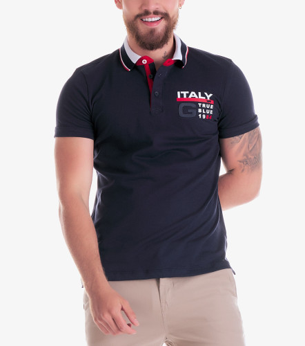 Real Polo Slim Fit Masculina GasAO
