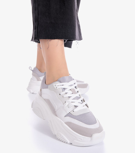 Tenis Para Mujer Con Cordones Y Forro En Contraste Harper DerekGR