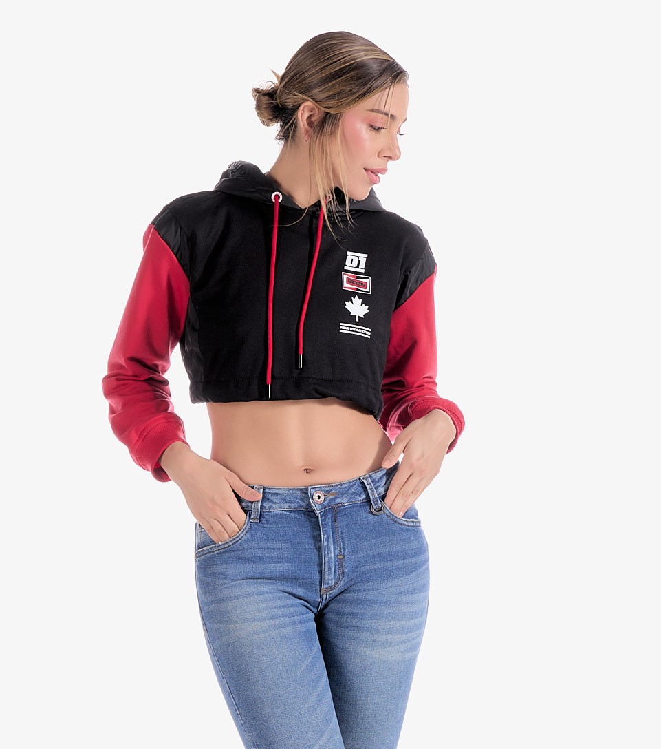 Tili Hoodie Femenino Multifuncional Groggy 831680 CU