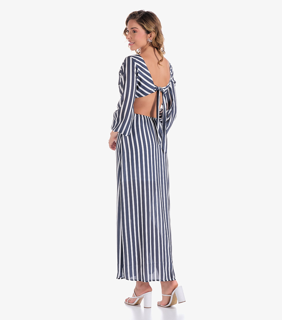 Vestido Para Mujer Largo A Rayas Anastacia Derek 830135 AZ