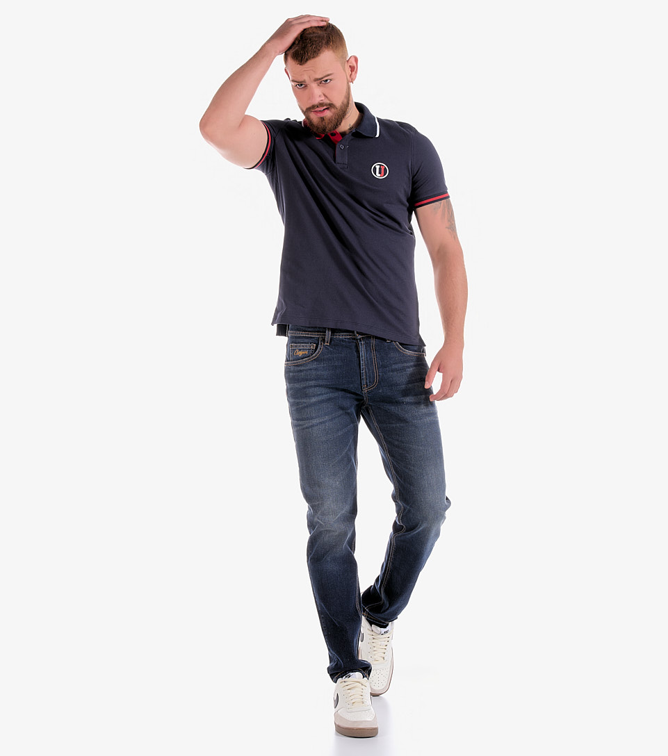Diego Polo Slim Manga Corta Unser 830906 AZ