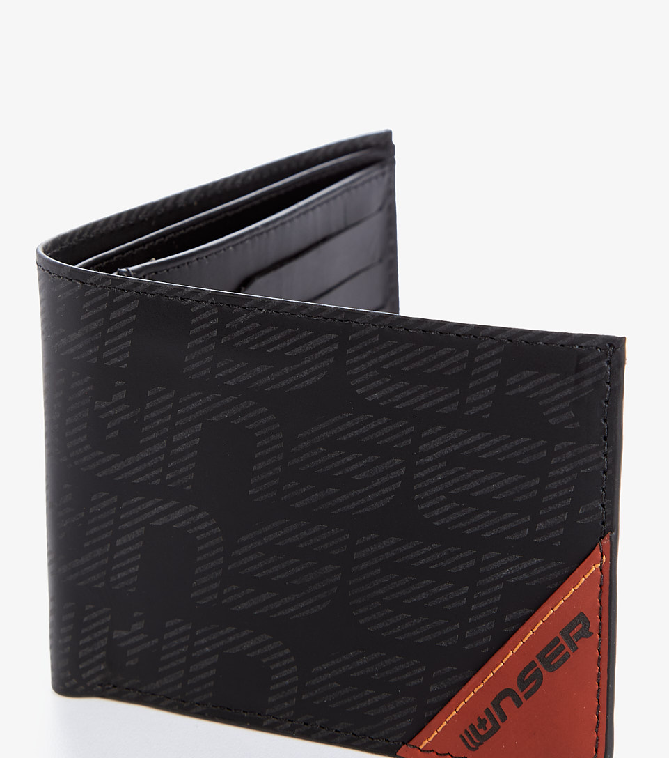 Billetera Para Hombre Combinada Con Laser Unser 831205 NG