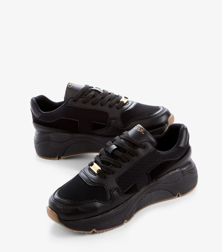 Tenis Para Mujer Unicolor Con Cordones Martina DerekNG