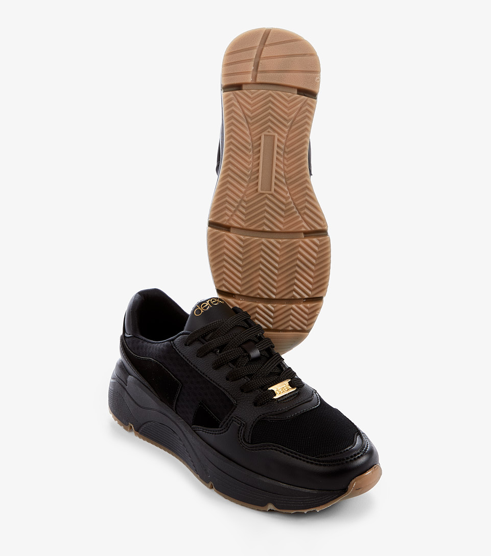 Tenis Para Mujer Unicolor Con Cordones Martina Derek 832507 NG