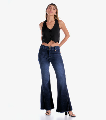 Chaleco Para Mujer Cuello Halter Unicolor DerekNG