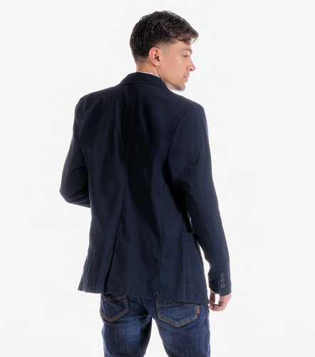 Blazer Para Hombre En Drill Unicolor UnserAZ