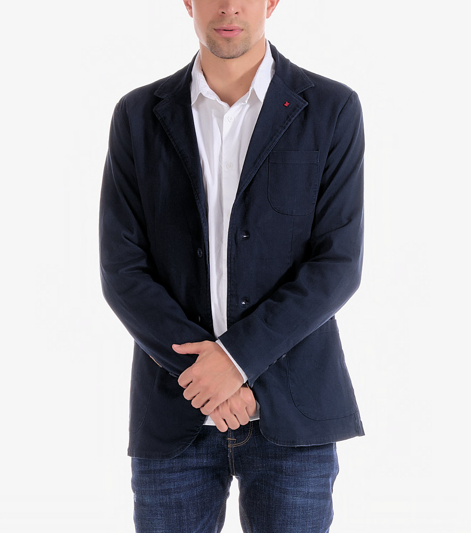 Blazer Para Hombre En Drill Unicolor Unser 832025 AZ