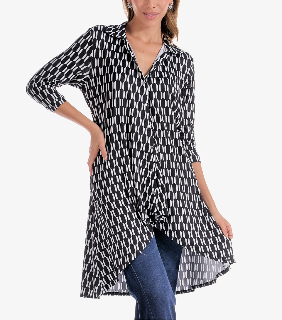 Cardigan Estampado Para Mujer Roma Derek 832272 NG