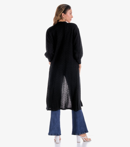 Cardigan Para Mujer Tejido Unicolor Eva DerekNG