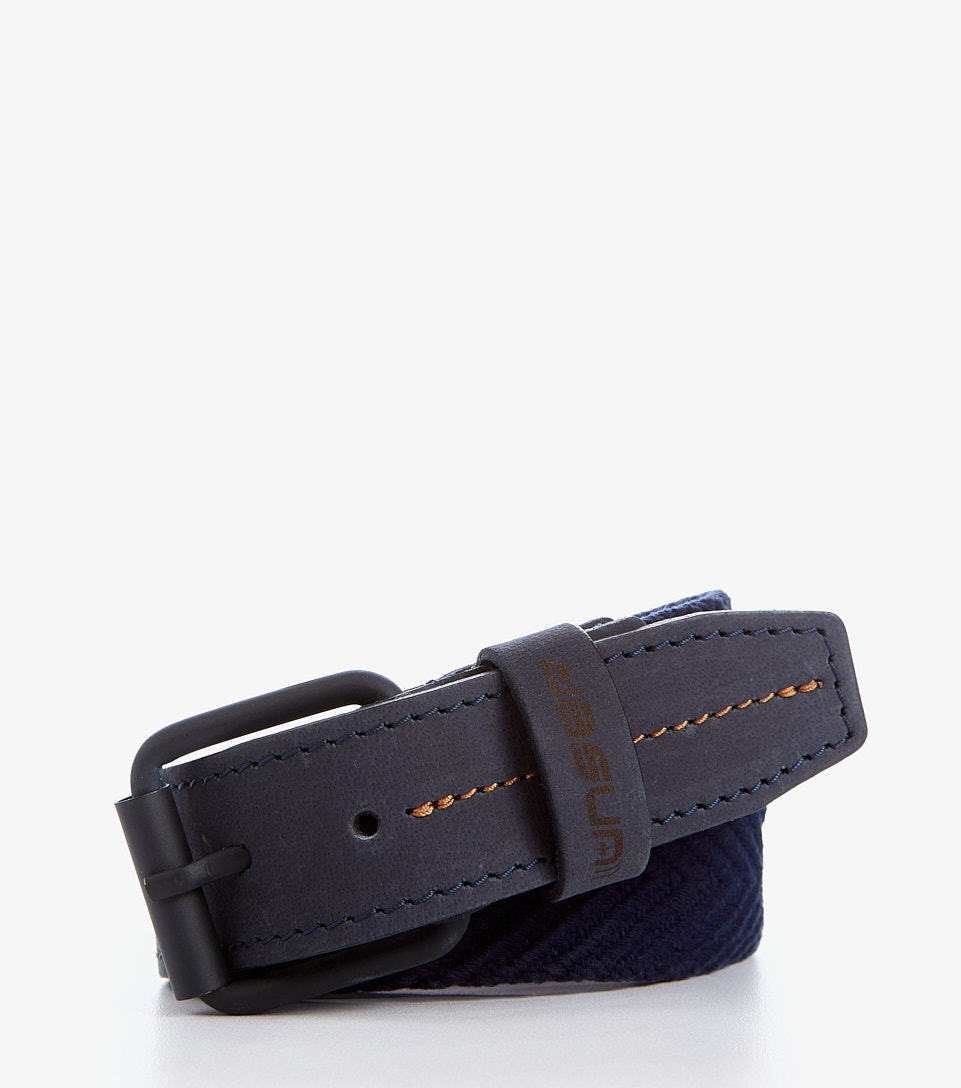 Correa Para Hombre Reata Unicolor Con Cuero UnserAZ