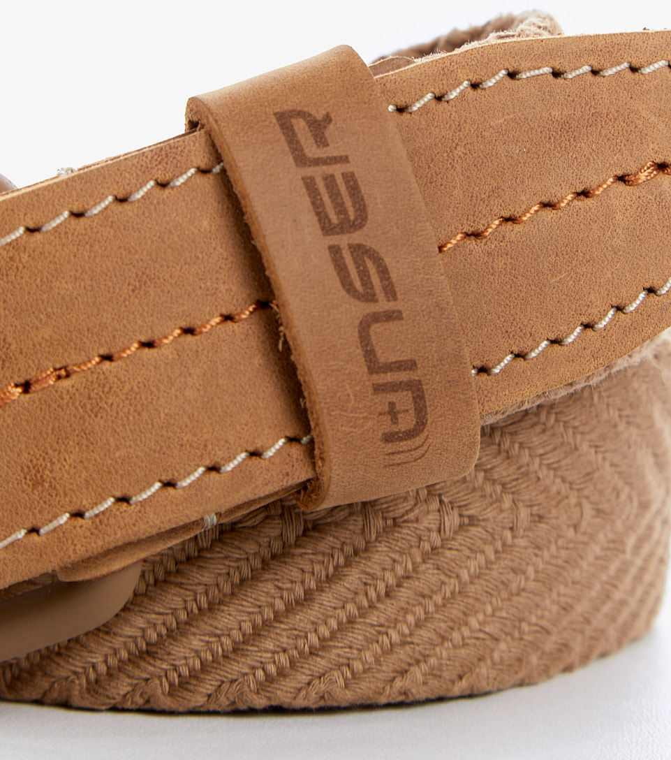 Correa Para Hombre Reata Unicolor Con Cuero Unser 833412 AZ