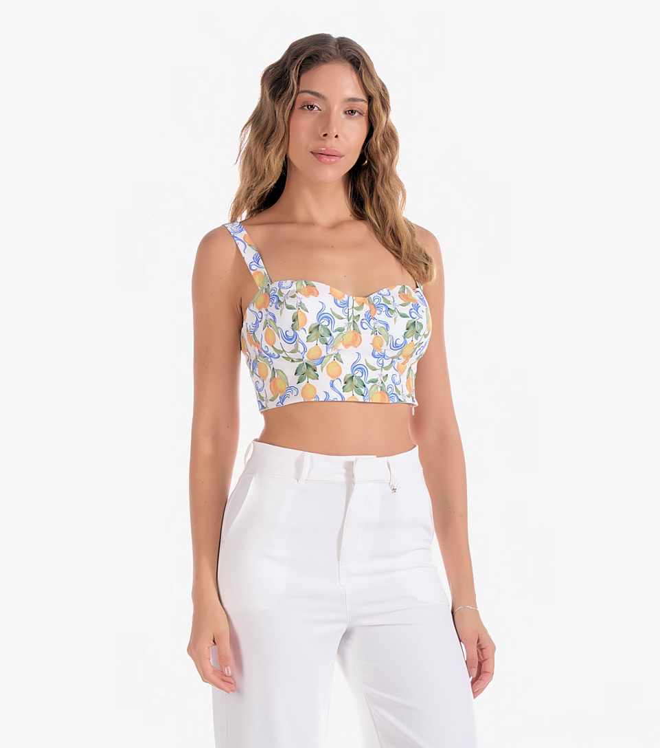 Crop Top Para Mujer Sami Derek Lovely 833741 AZ