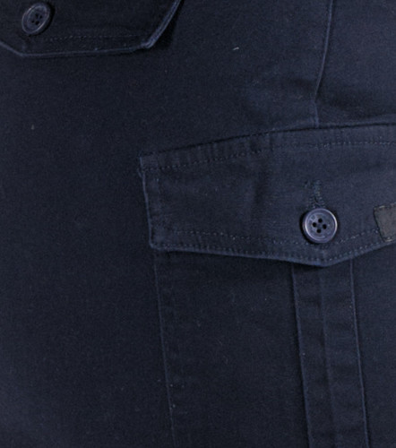 Falda Para Mujer Corta Con Bolsillos Cargo En Costado Unicolor UnserAZ