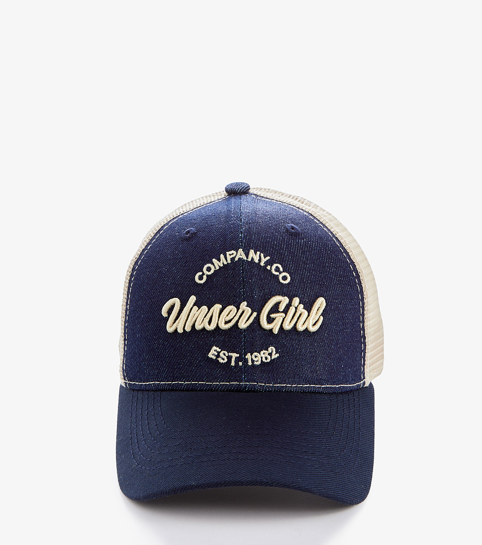 Gorra Para Mujer Combinada De Malla Con Bordado Unser 832740 AZ