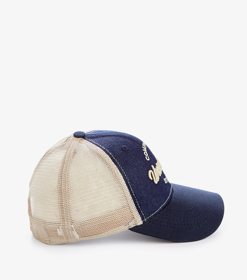 Gorra Para Mujer Combinada De Malla Con Bordado Unser 832740 AZ