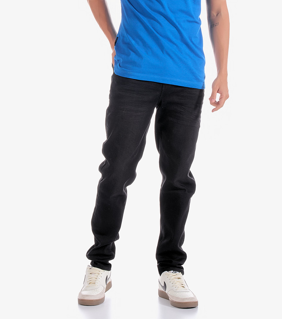 Jean Para Hombre Con Proceso Negro Y Bolsillos UnserNG