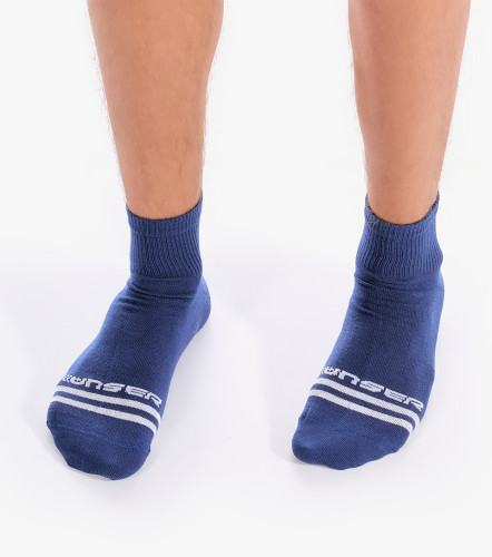 Media Para Hombre Tripack Tobillera Combinada UnserCU