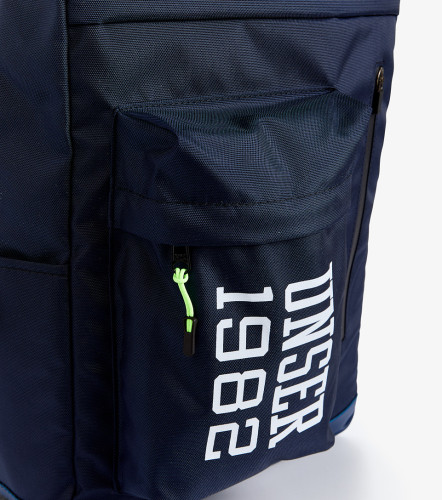 Morral Para Hombre Unicolor Con Bolsillos Y Texto UnserAZ