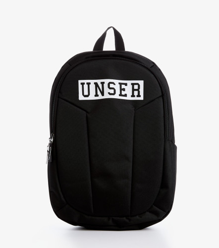 Morral Para Hombre Unicolor Con Bolsillos Y Texto UnserNG