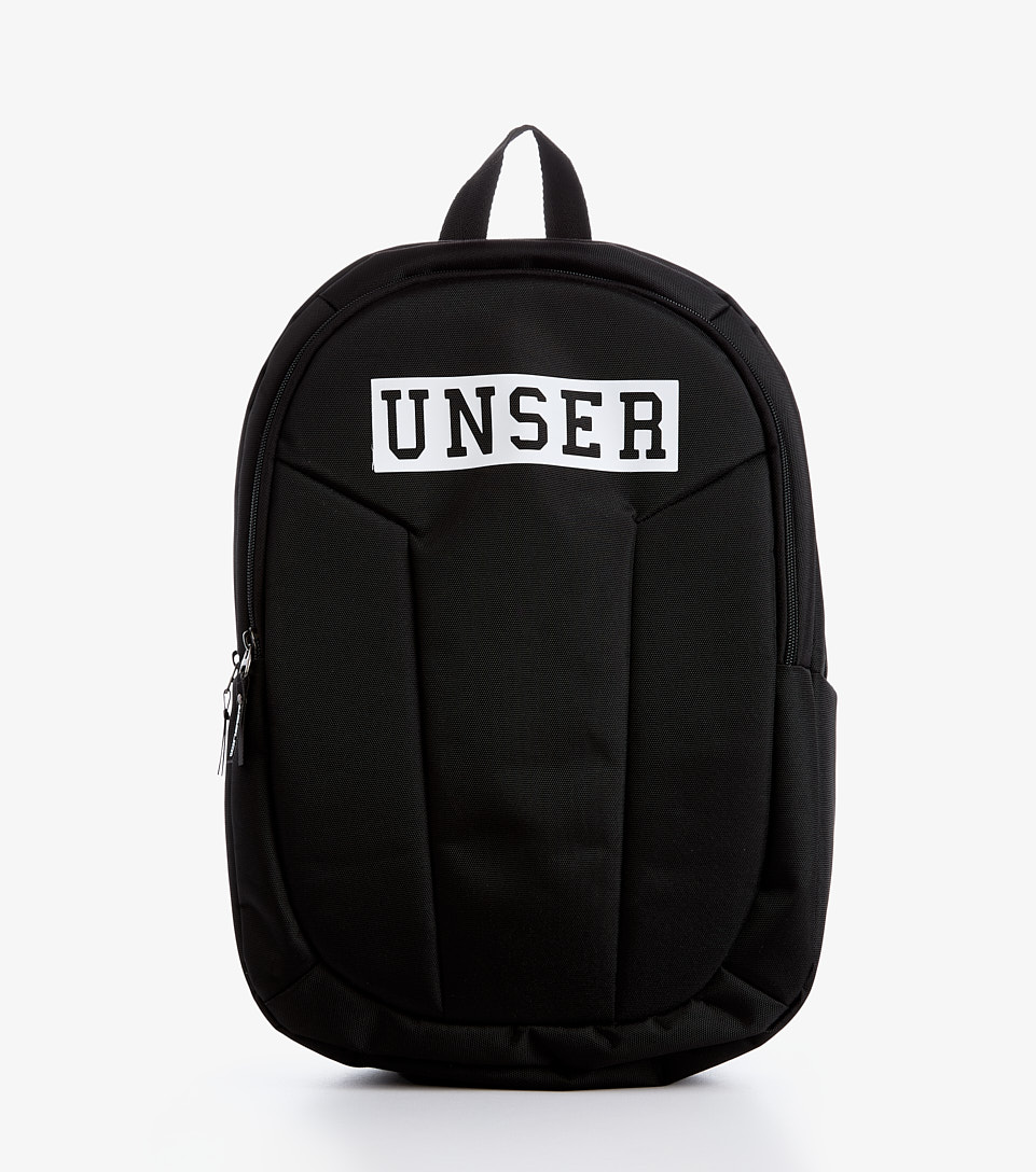 Morral Para Hombre Unicolor Con Bolsillos Y Texto UnserNG