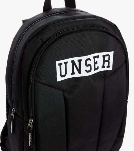 Morral Para Hombre Unicolor Con Bolsillos Y Texto UnserNG