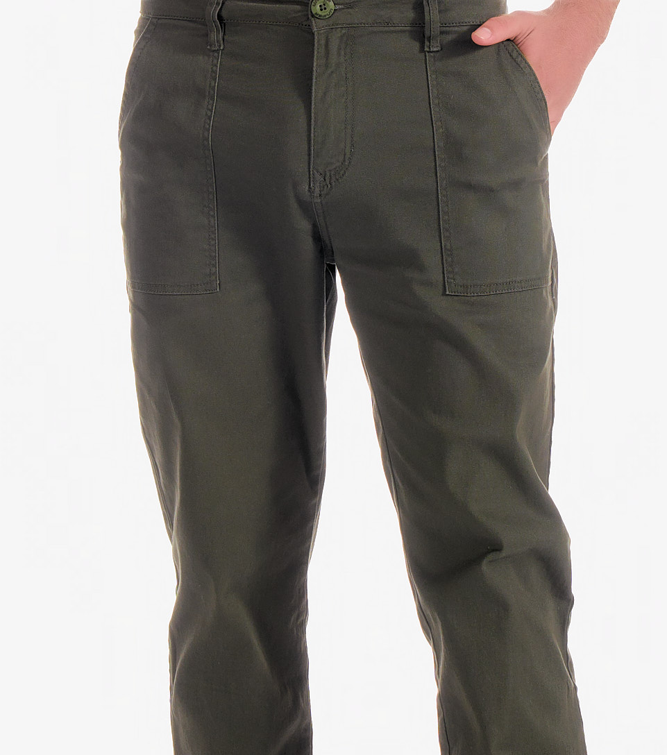 Pantalon Para Hombre Molderia Iron Unicolor Unser 830982 AZ