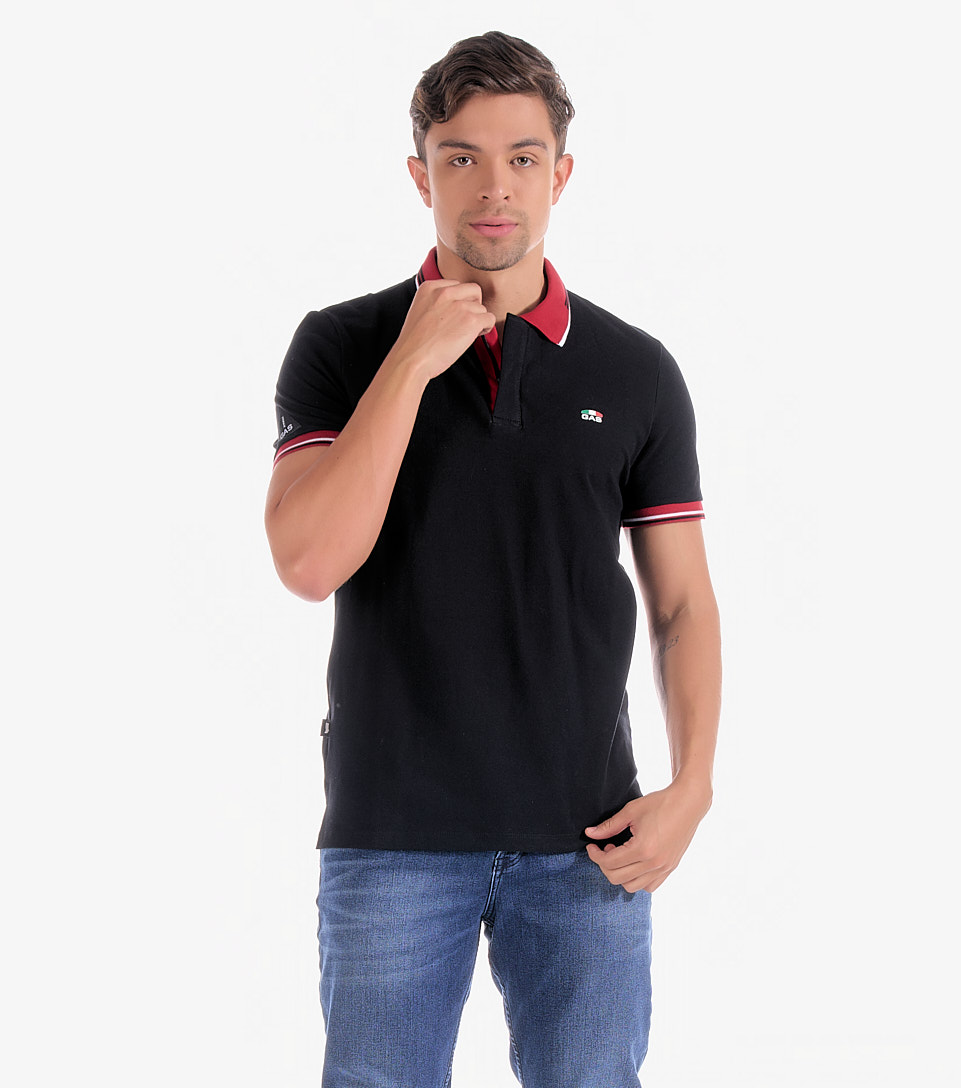 Pogo Polo Slim Fit Masculina GasNG