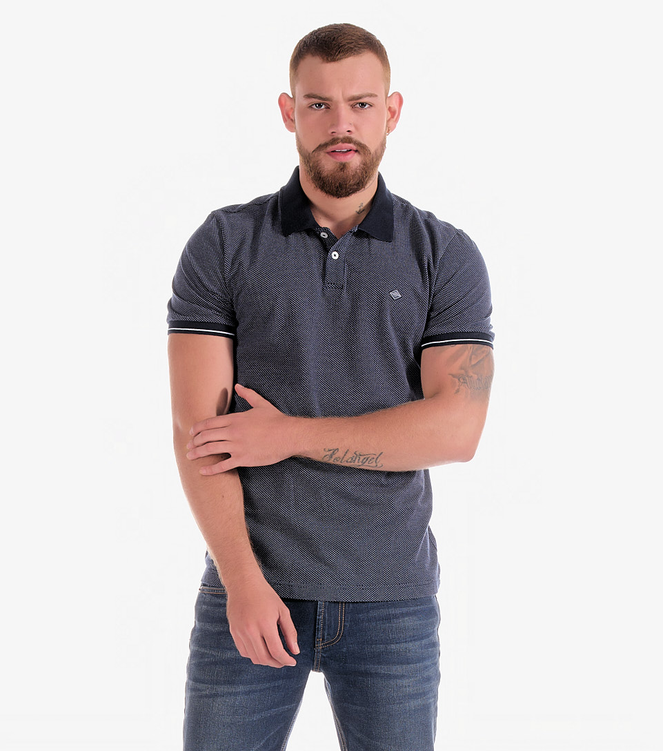 Polo Americanino Slim Fit JacquardAZ