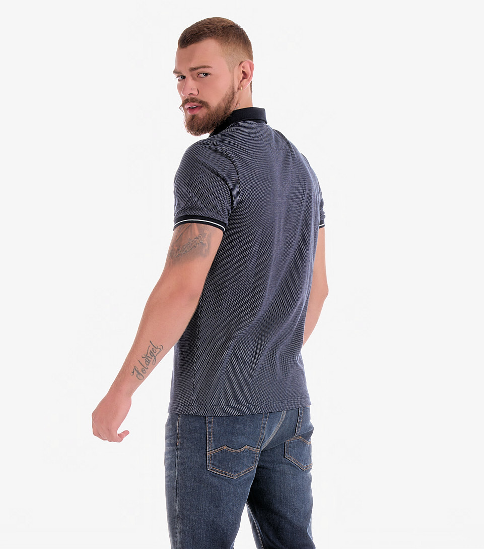 Polo Americanino Slim Fit Jacquard 125690 AZ