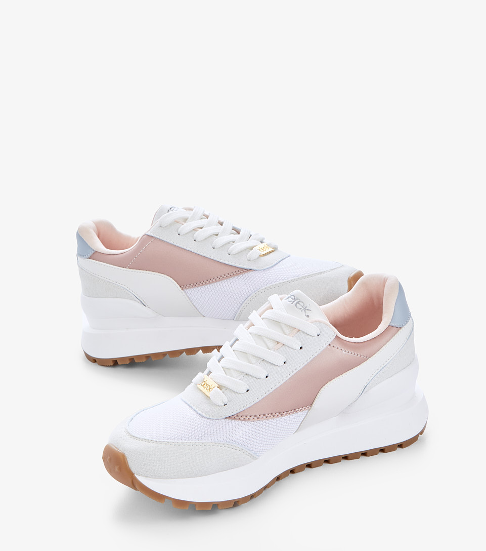 Tenis Combinado Con Cordones Catalina Derek 833236 BL