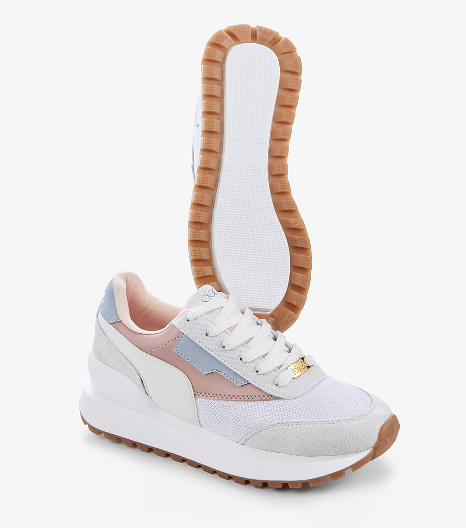 Tenis Combinado Con Cordones Catalina Derek 833236 BL
