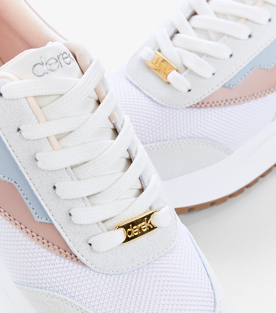 Tenis Combinado Con Cordones Catalina Derek 833236 BL