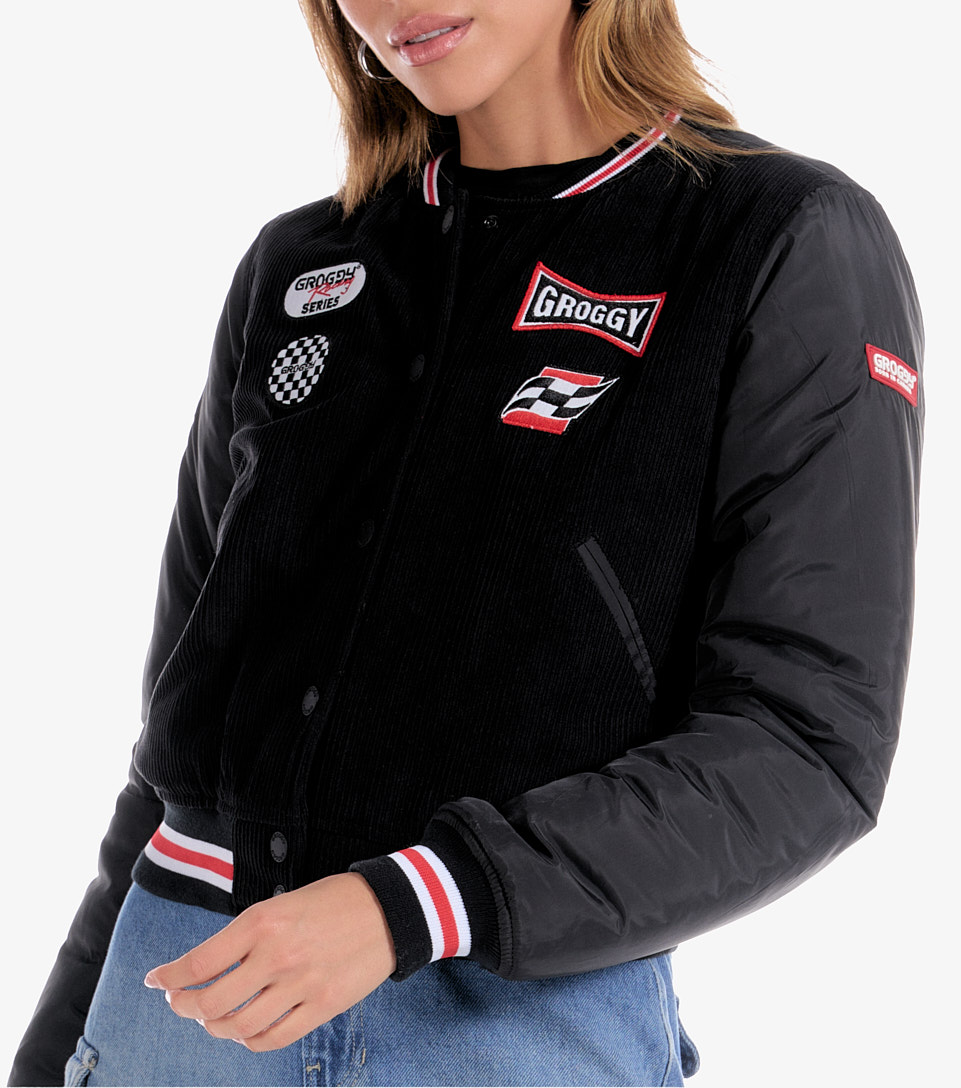 Wanda Chaqueta Bomber Femenina Groggy 831255 NG