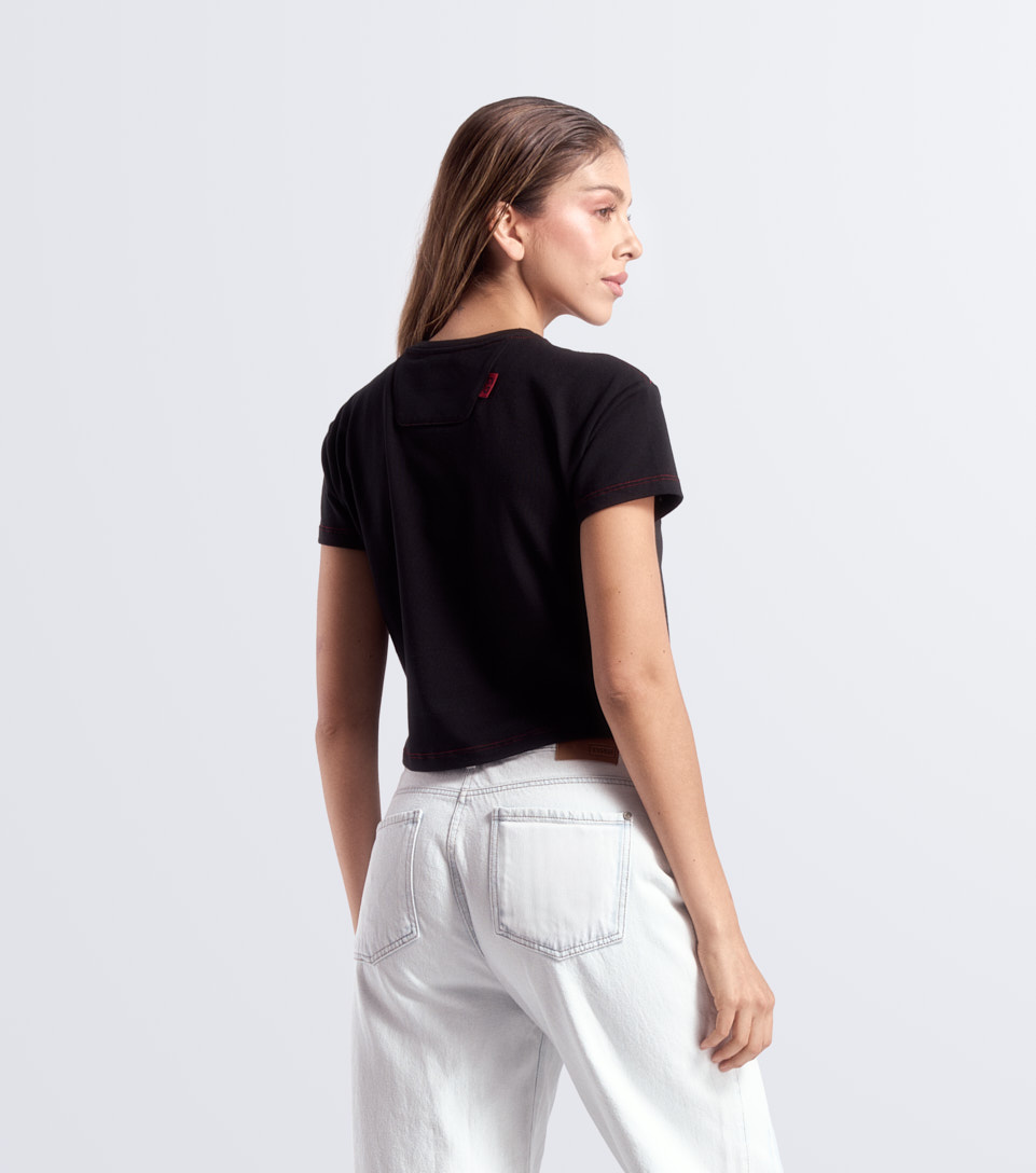Ava Regular T Shirt Femenina Groggy 833802 NG