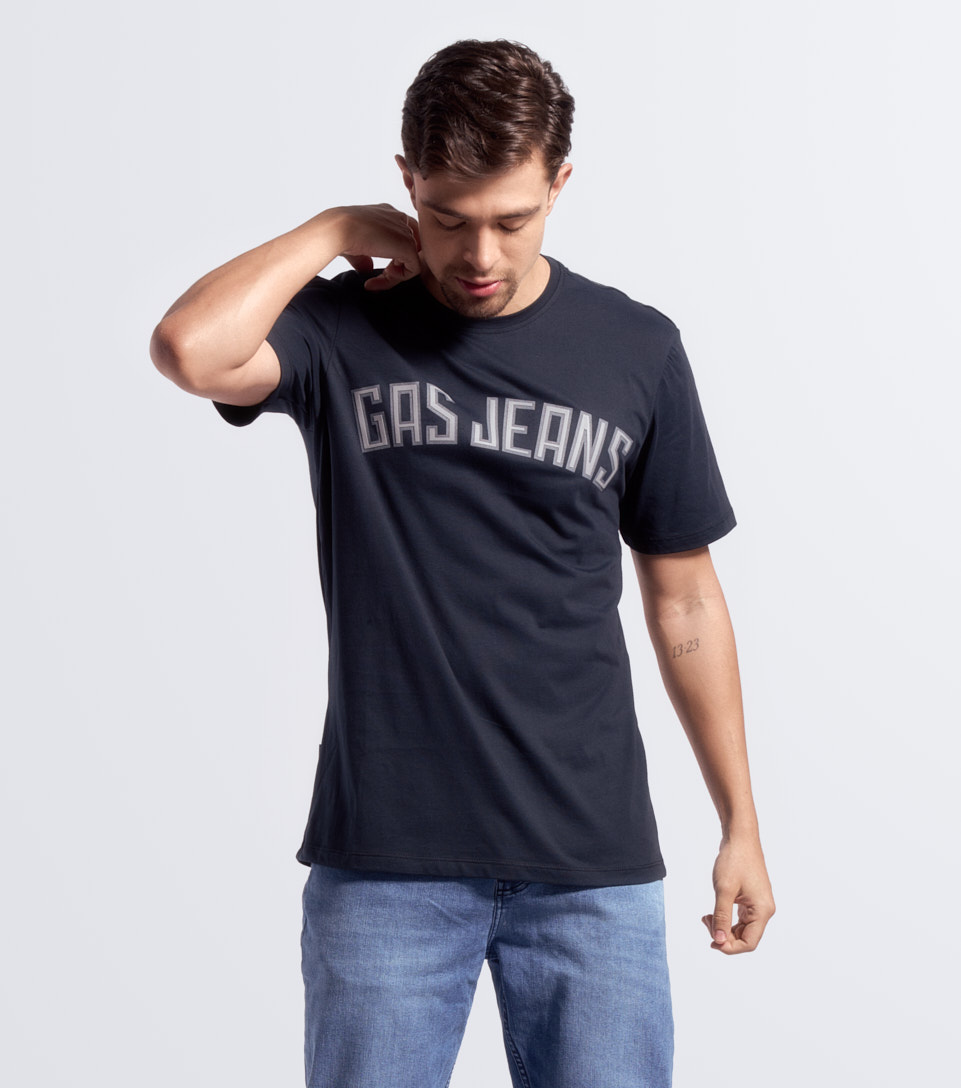 Berry Camiseta Regular Fit Masculina Gas 832022 AO