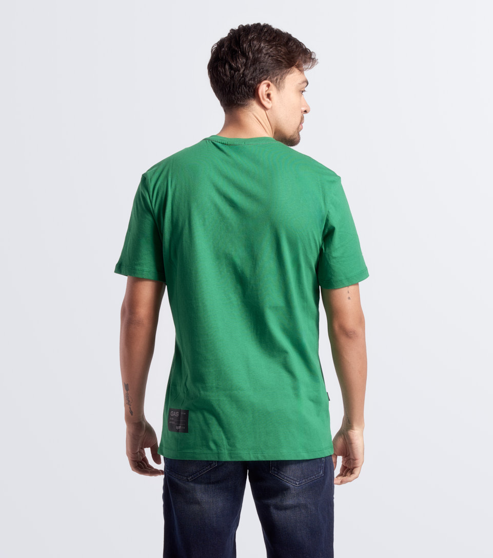 Berry Camiseta Regular Fit Masculina Gas 832022 AO
