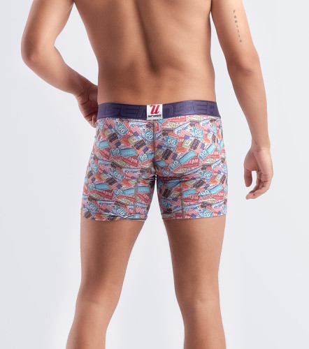 Boxer Para Hombre Bipack Combinado Con Elastico Marcado Texto UnserCU